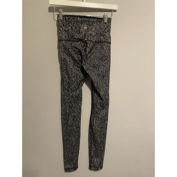 Lululemon High Times Pant Luon Suited Jacquard Black White size 2 - Picture 5 of 6